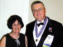 Peggy (’64) and Hal (’61, ’65) Balbach. Links to their story