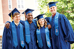 Photo of happy graduates. Link to Gifts of Life Insurance